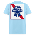Pure White Trash Beer - powder blue