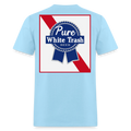 Pure White Trash Beer - powder blue