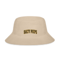 Salty Peeps Bucket Hat - cream
