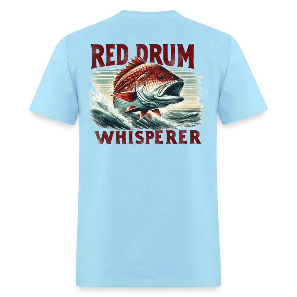 Red Drum Whisperer - powder blue