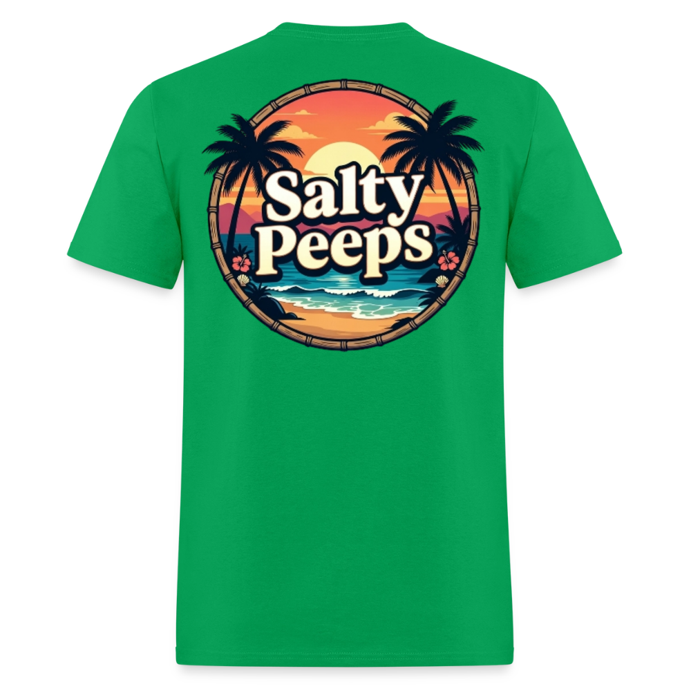 Sunset Badge - bright green