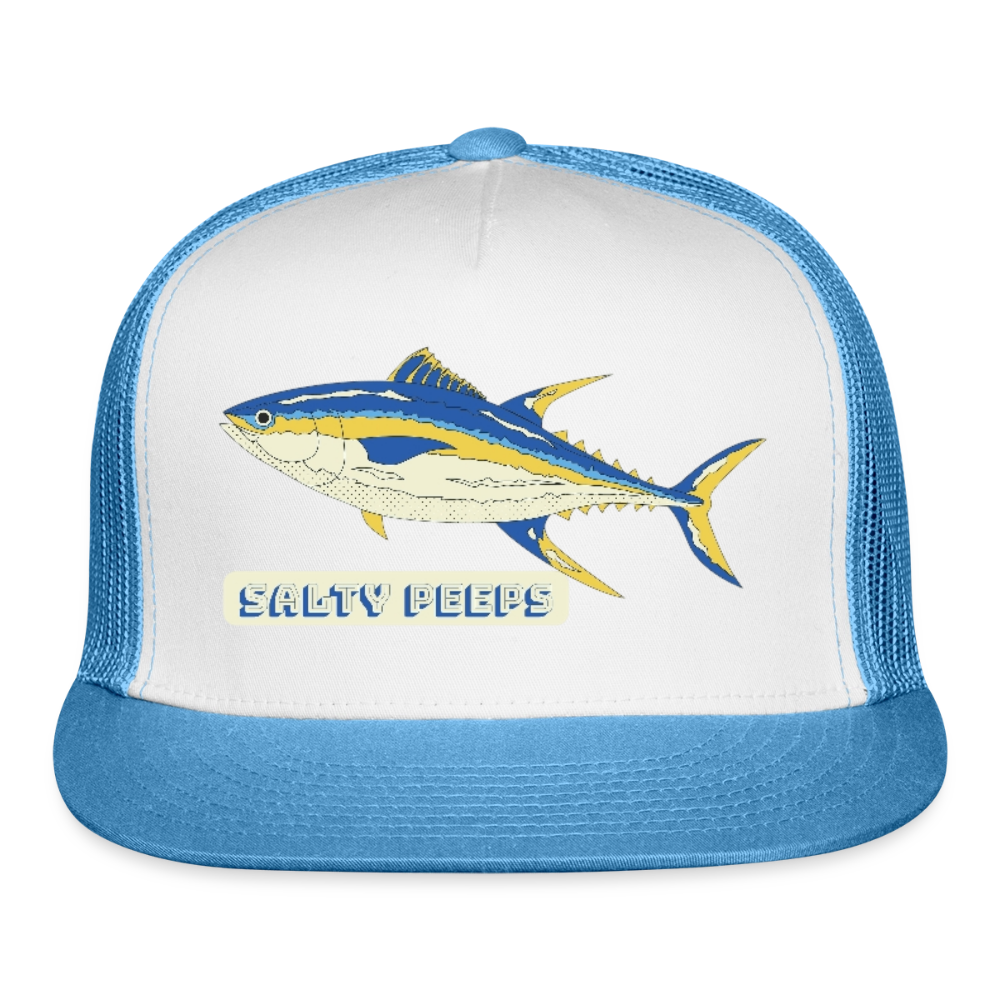 Tuna Trucker Hat - white/blue