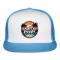 Sunset Trucker Hat - white/blue