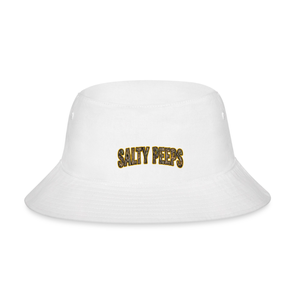 Salty Peeps Bucket Hat - white