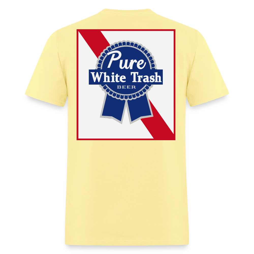 Pure White Trash Beer - cornsilk