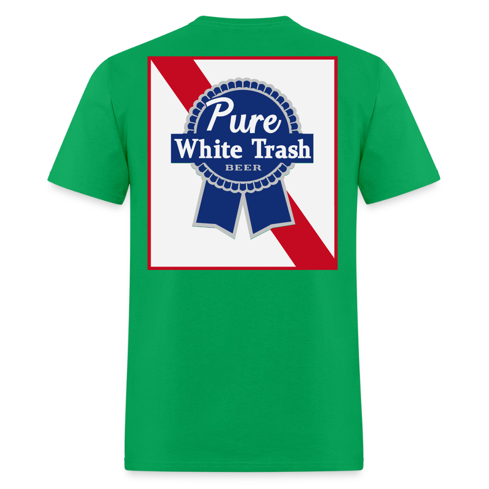 Pure White Trash Beer - bright green