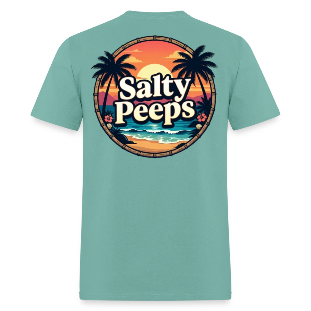 Sunset Badge - aquatic