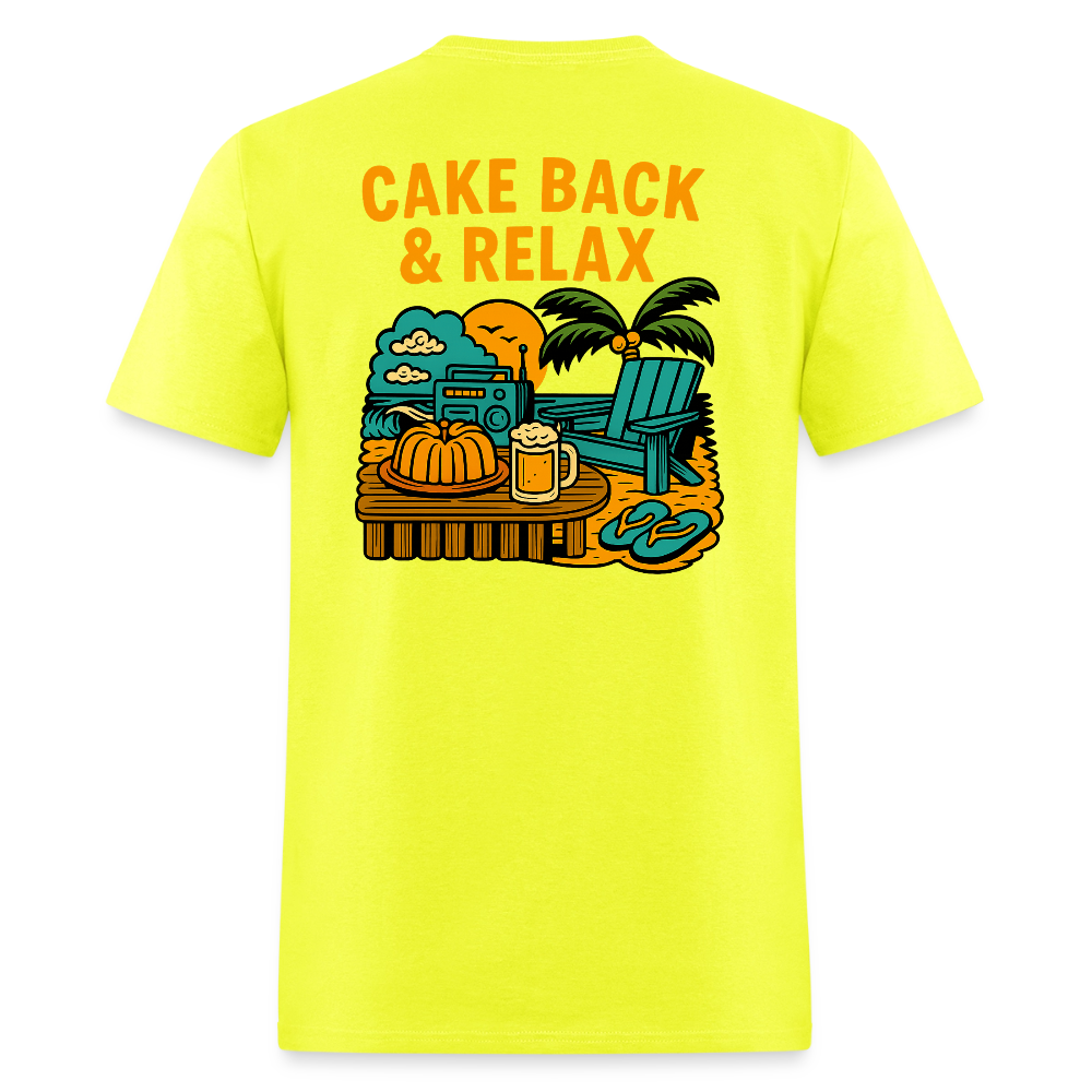 Cake Back & Relax - safety green