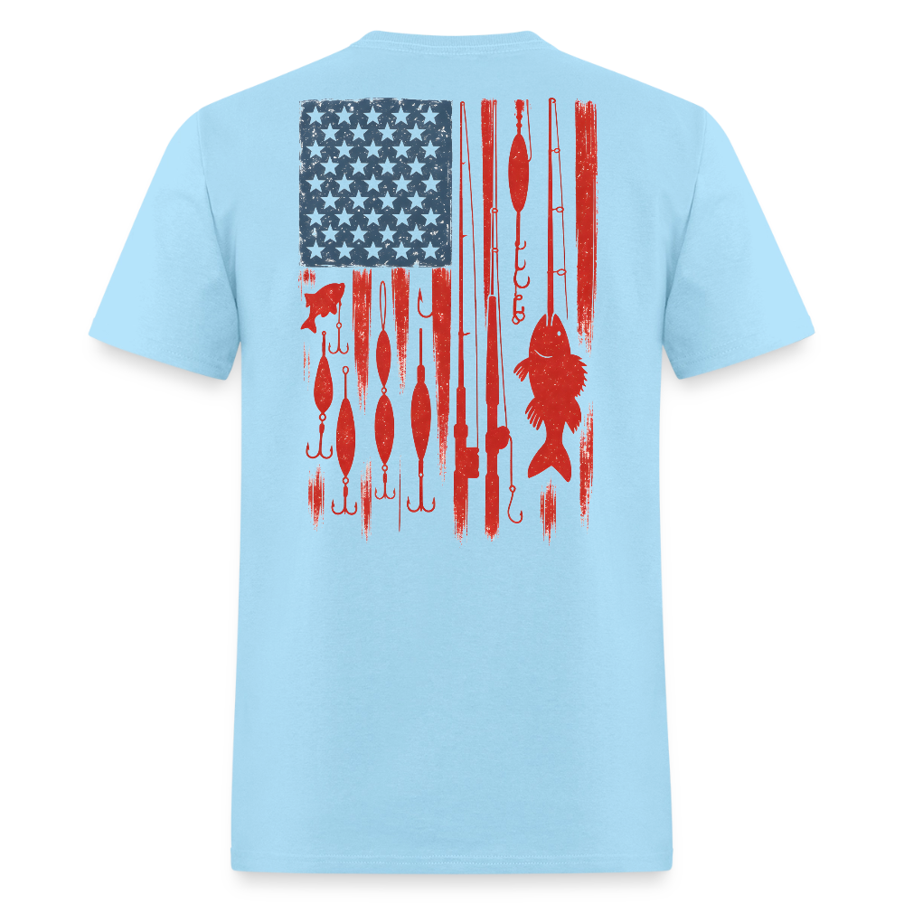 Fish lure Flag - powder blue