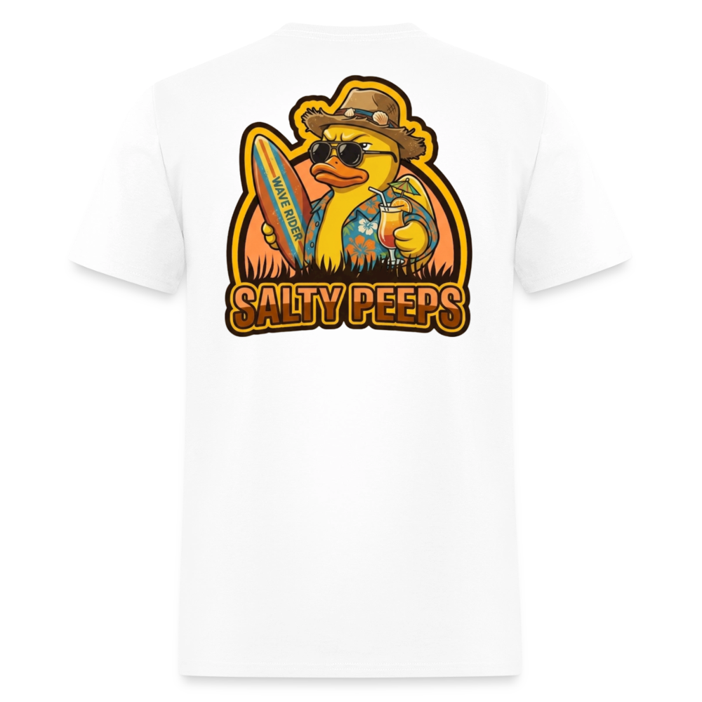 Salty Peeps Gold badge - white