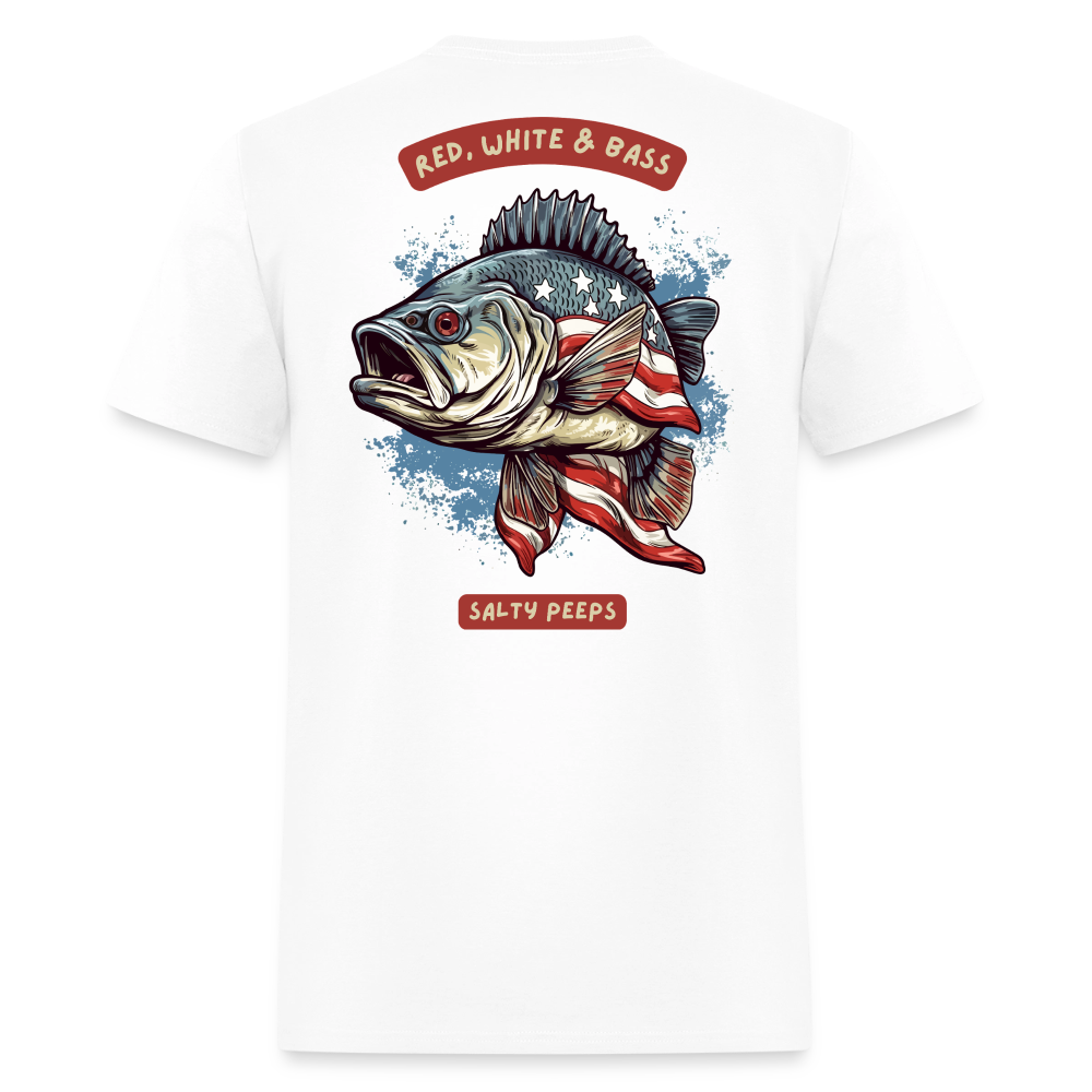 Red, White & Bass - white