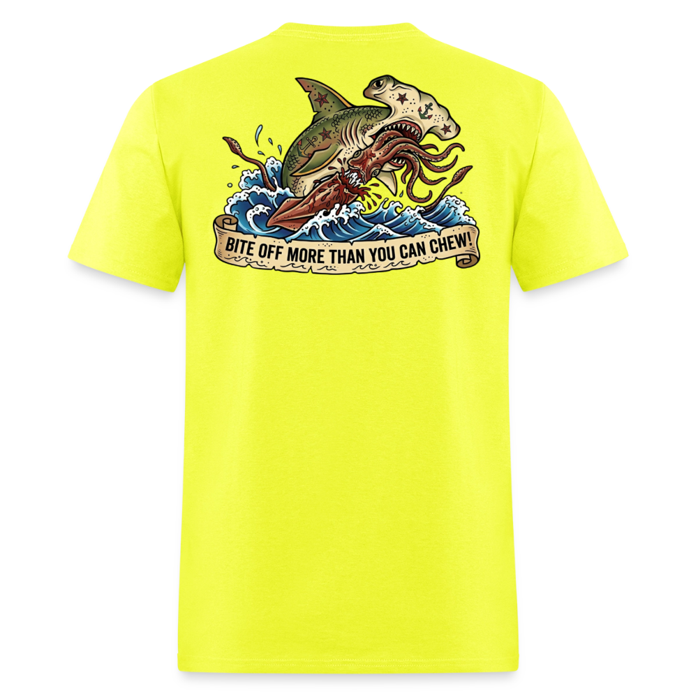 Bite Off More Then You Can Chew - safety green