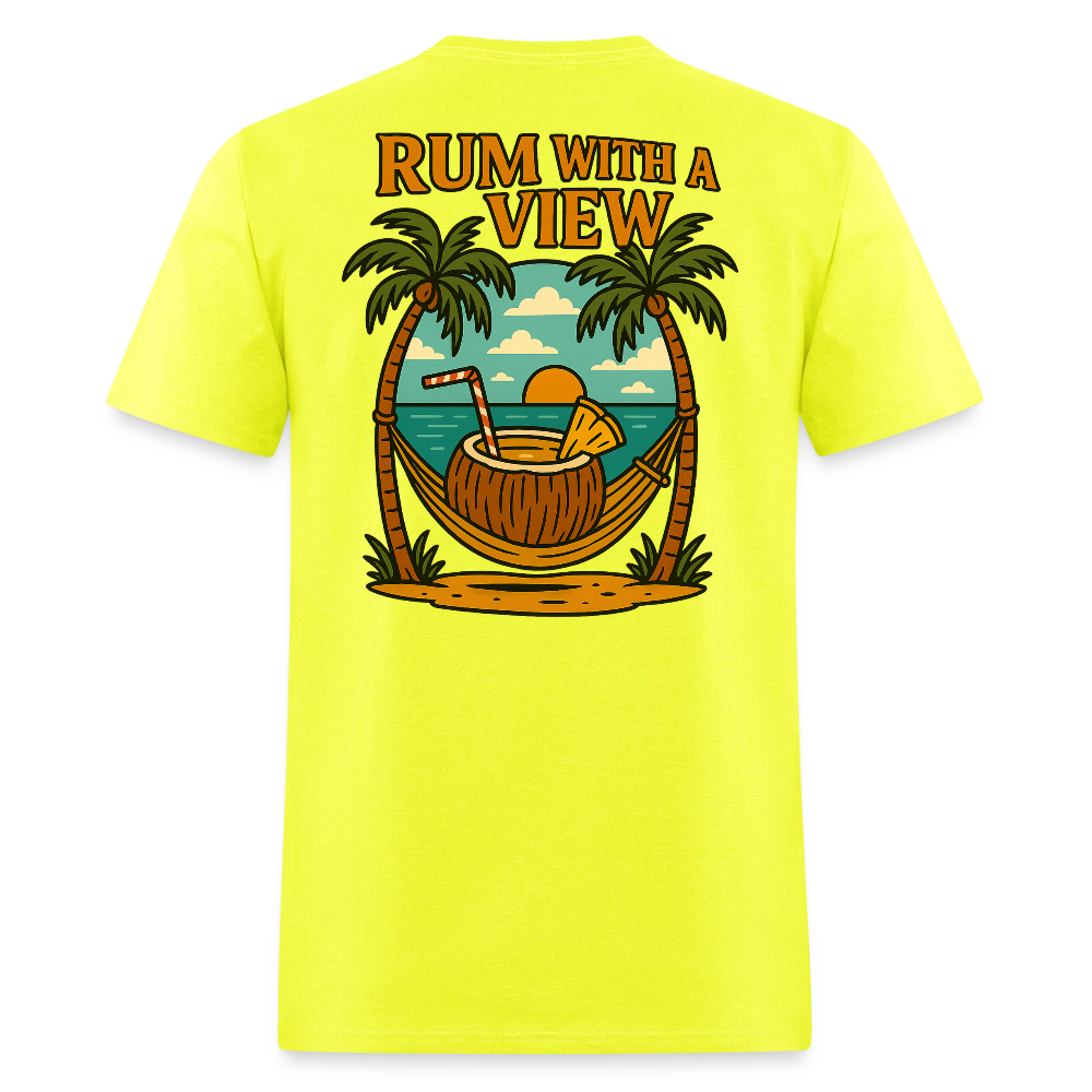 Rum With A View - safety green
