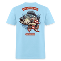 Red, White & Bass - powder blue