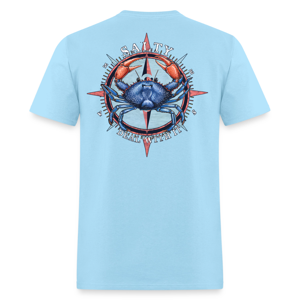 Salty Deal With It - powder blue
