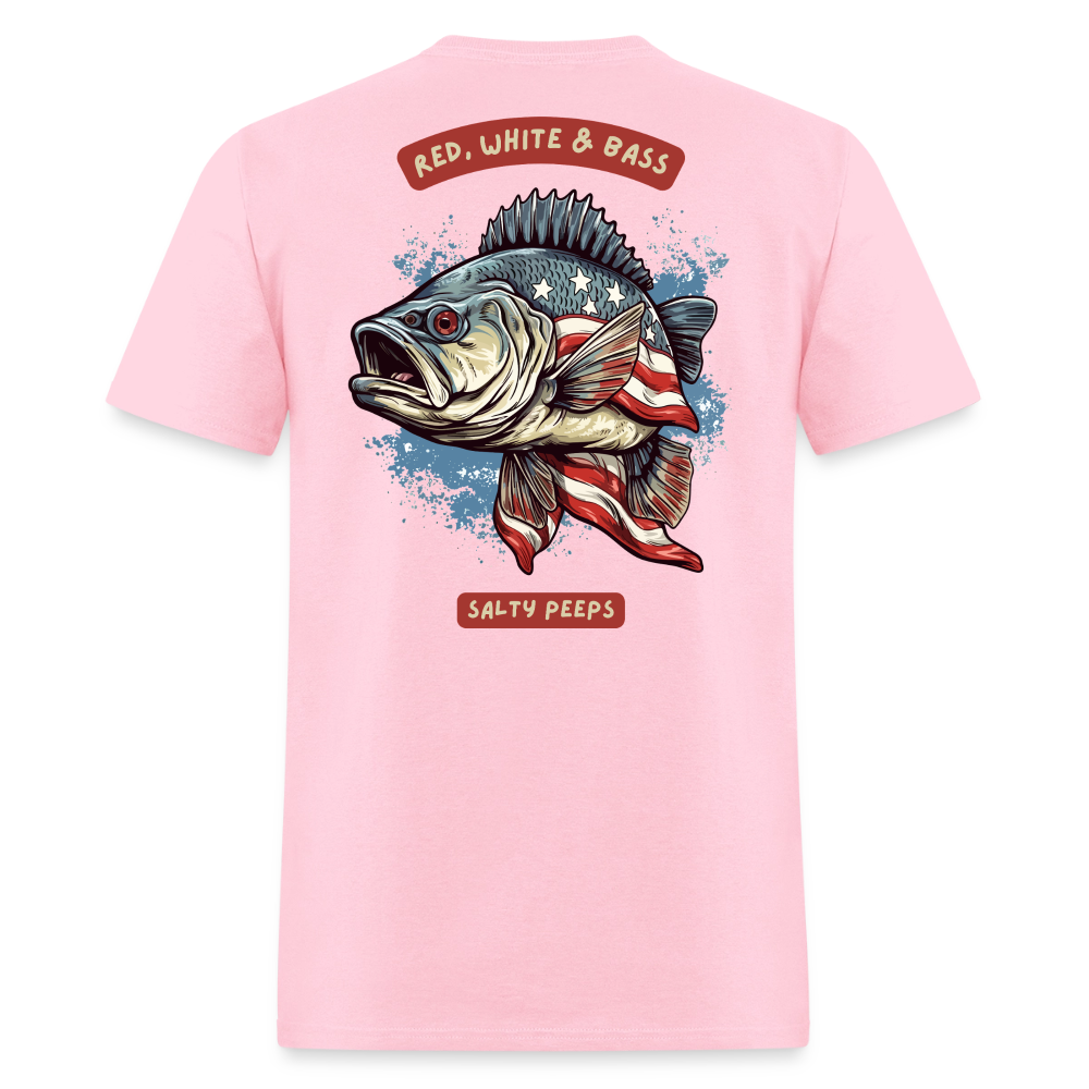 Red, White & Bass - pink