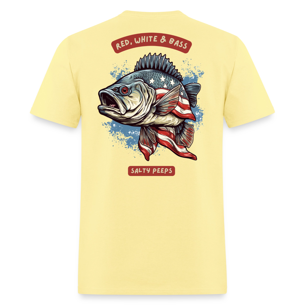 Red, White & Bass - cornsilk