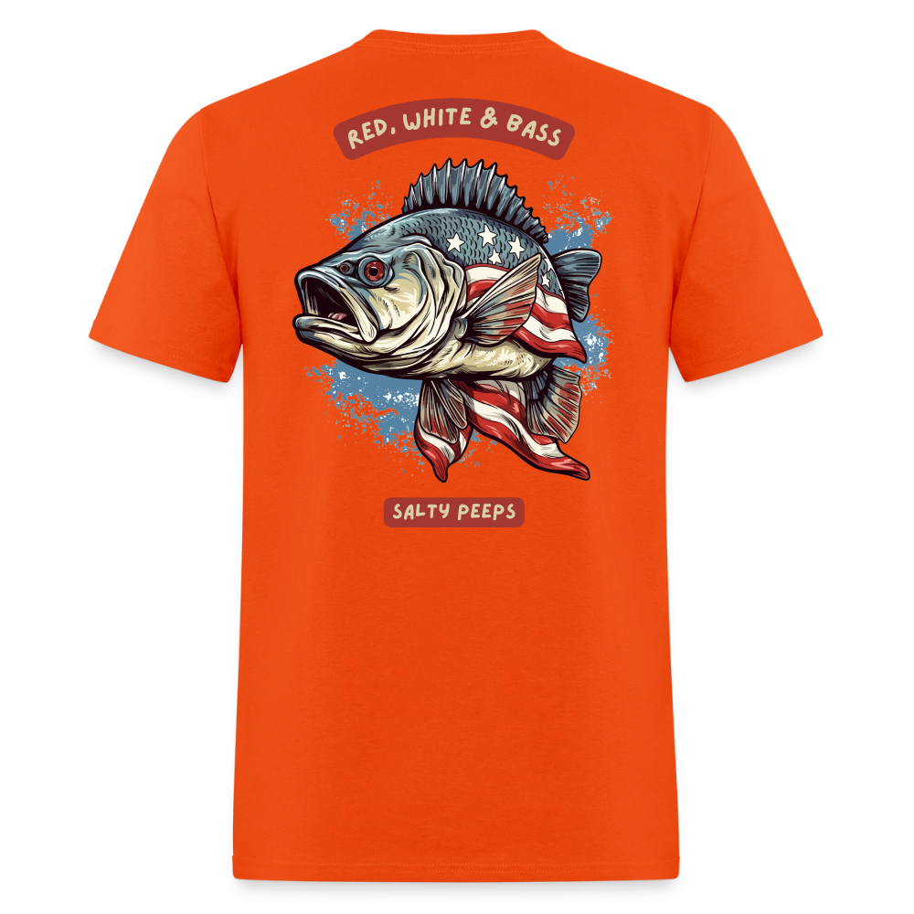 Red, White & Bass - orange