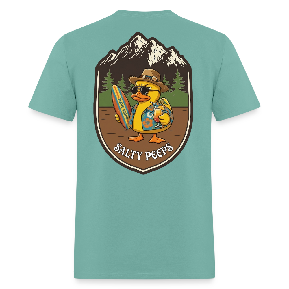 Salty Peeps Mountain Badge - aquatic