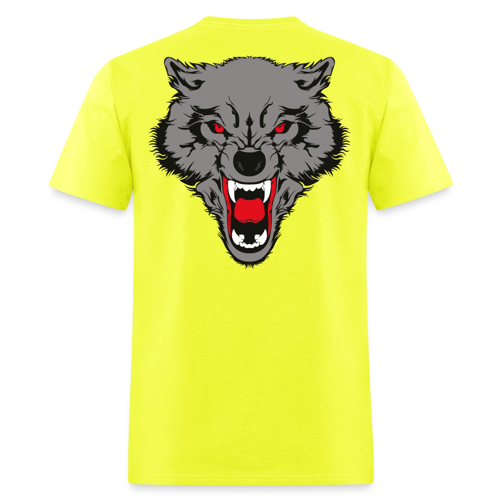 Wolf Head - safety green