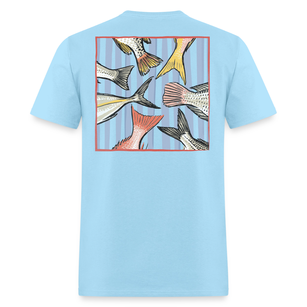 Fish Tail - powder blue
