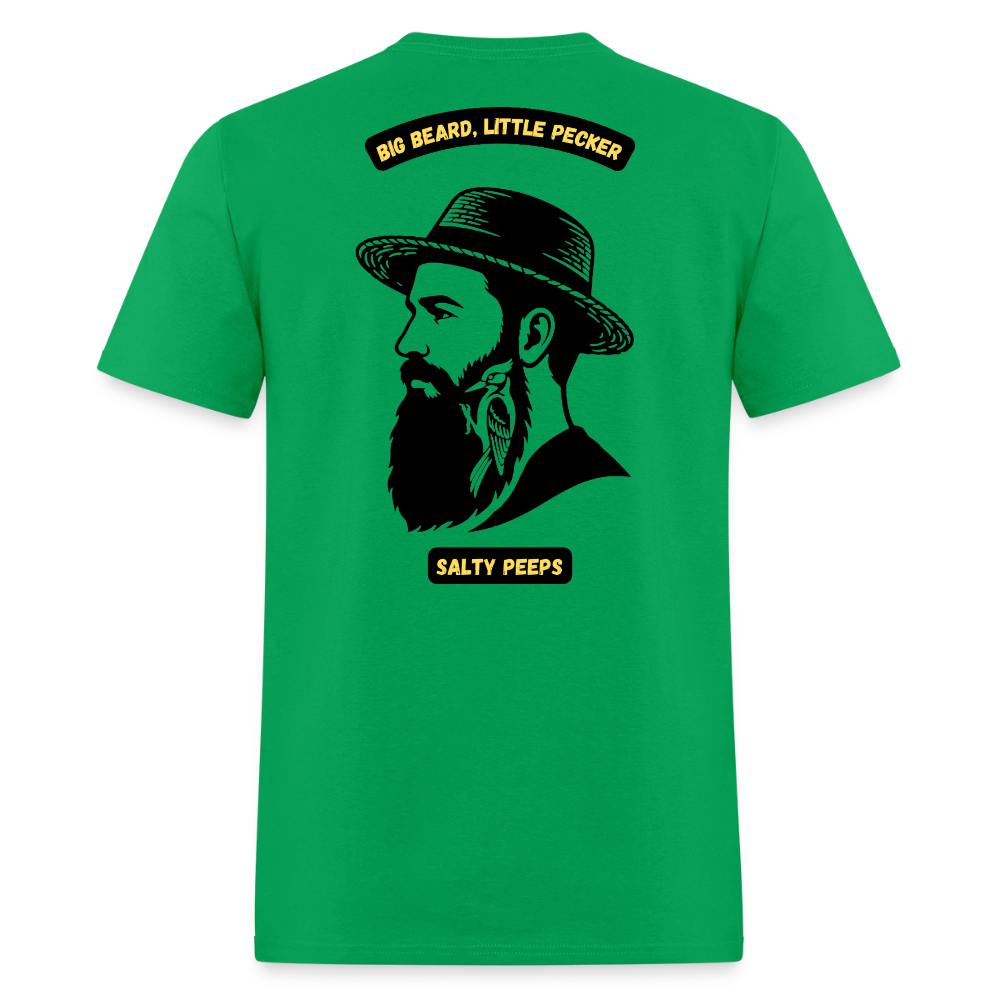 Big Beard, Little Pecker - bright green