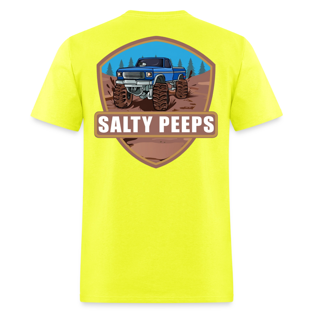 Mud Truck Badge - safety green