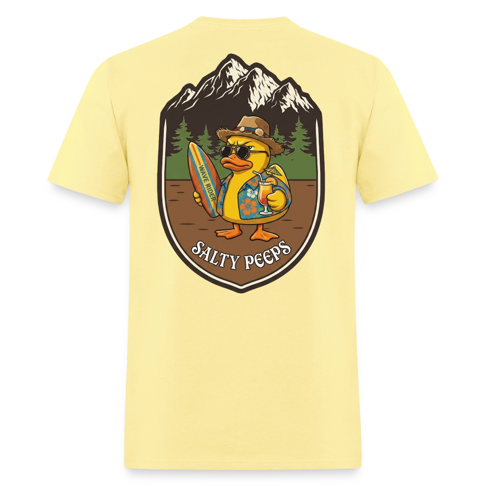 Salty Peeps Mountain Badge - cornsilk