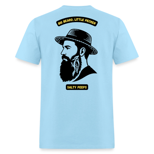 Big Beard, Little Pecker - powder blue