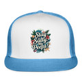 Stay Salty My Peeps Trucker Hat - white/blue