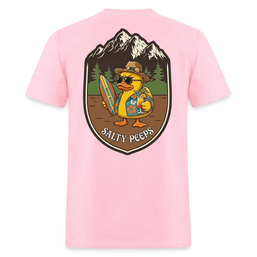 Salty Peeps Mountain Badge - pink