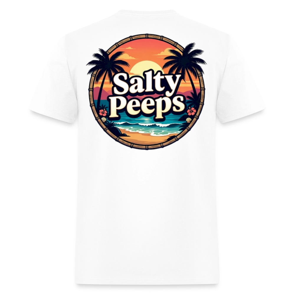 Sunset Badge - white