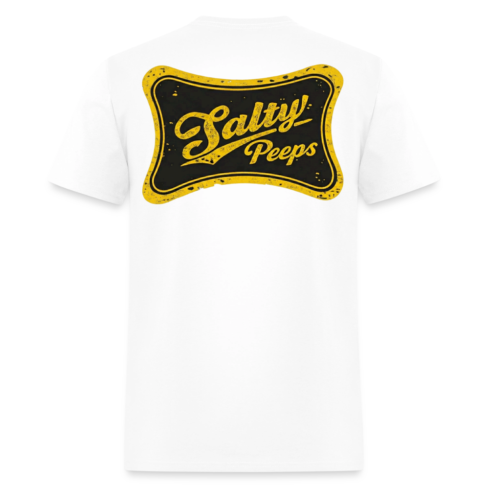 Salty Peeps Badge - white