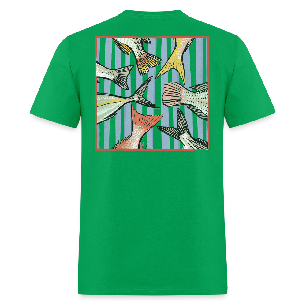 Fish Tail - bright green