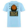 Public Rum consumption - powder blue