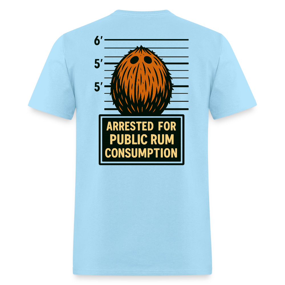 Public Rum consumption - powder blue