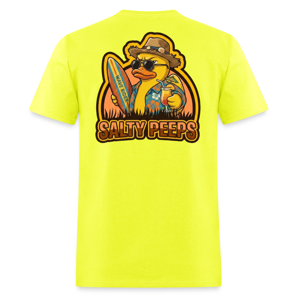 Salty Peeps Gold badge - safety green