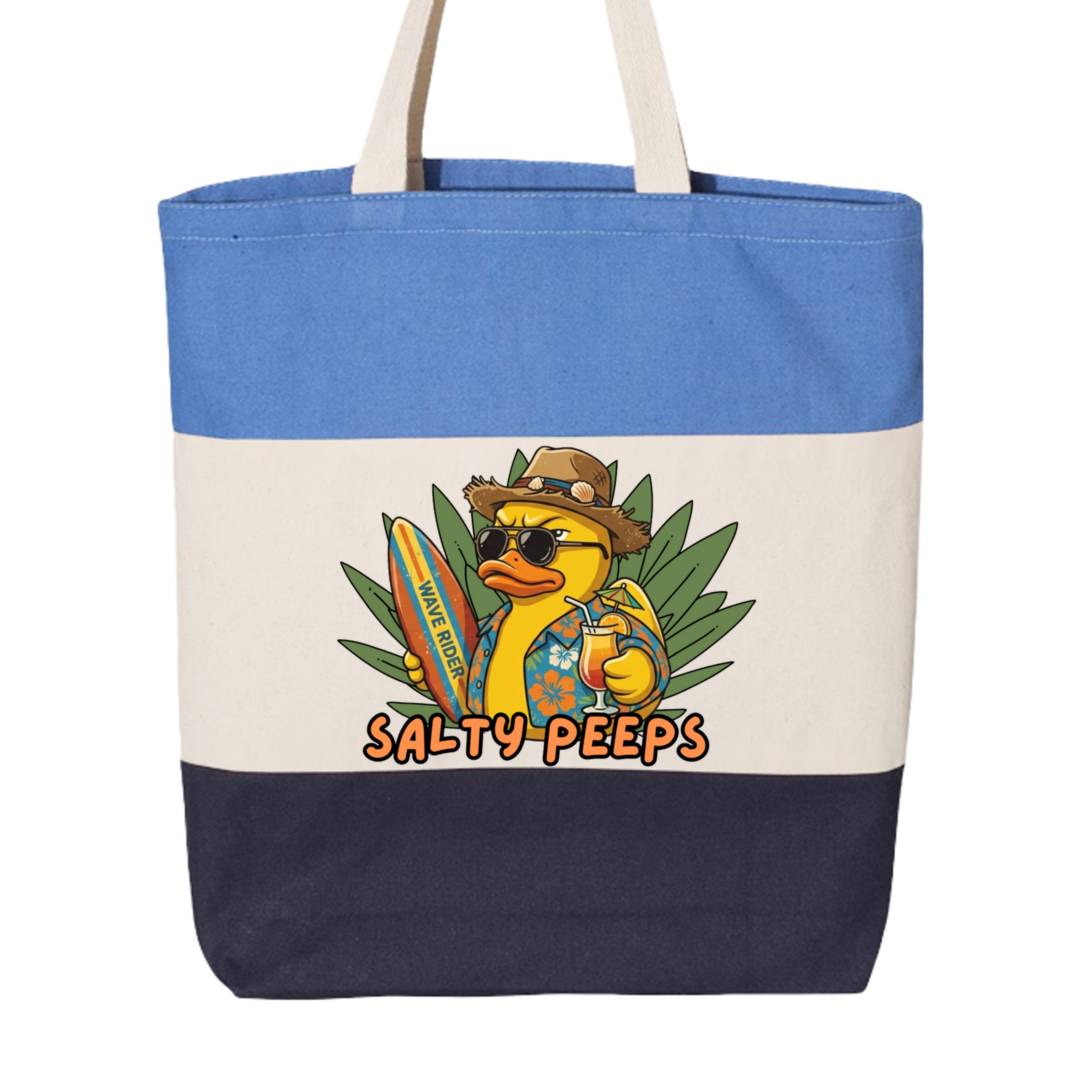 Navy/ Natural/ Carolina Blue - Q125900 - FRONT